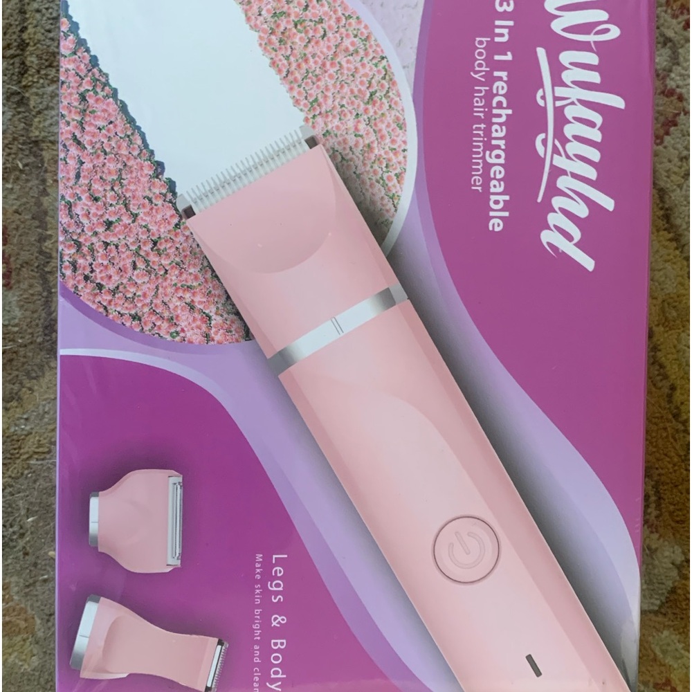 Wufayhd 3in1 woman’s rechargeable body hair trimmer. New in sealed box.